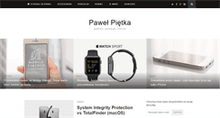 Desktop Screenshot of pawelpietka.pl